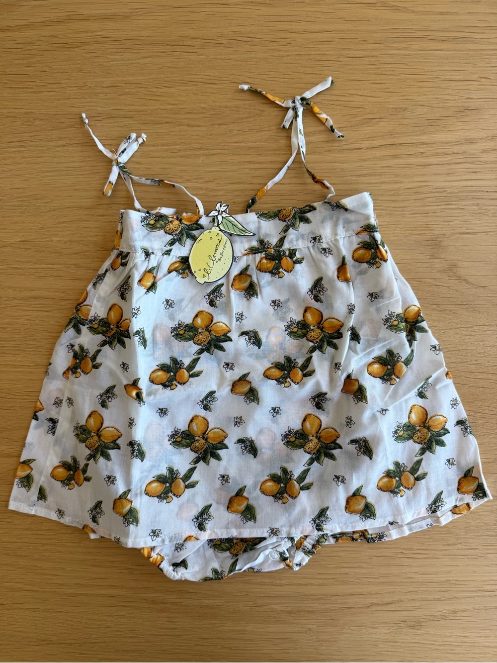 For Love & Lemons Lil' Lemons Baby Romper Dress - 9/12 Months